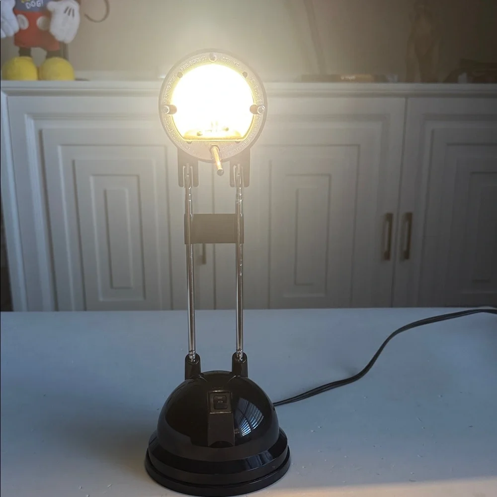 Ikea Espressivo Vintage Sleek Adjustable Black Table Lamp